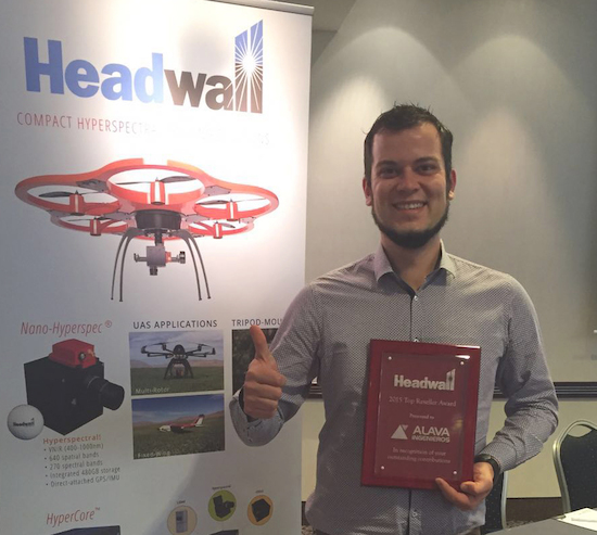 Headwall Photonics premia al Grupo lava Ingenieros