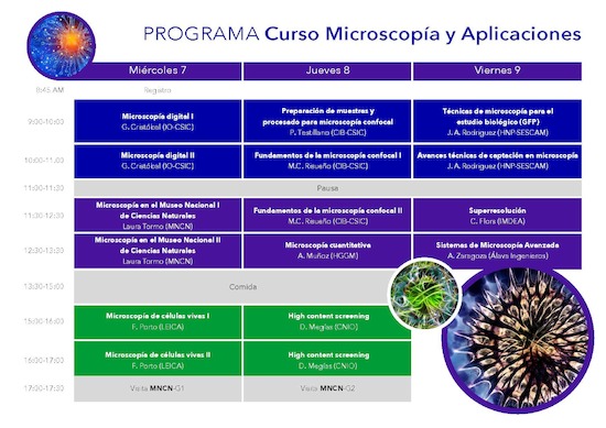 Programa microscopia y aplicaciones