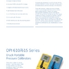Calibradores de presión portátiles - DPI 610/615 Series