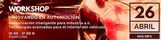 Participamos en la Jornada Innovando en Automoción, 26 de abril en Pamplona